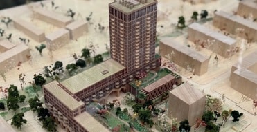 Maquette van het ontwerp